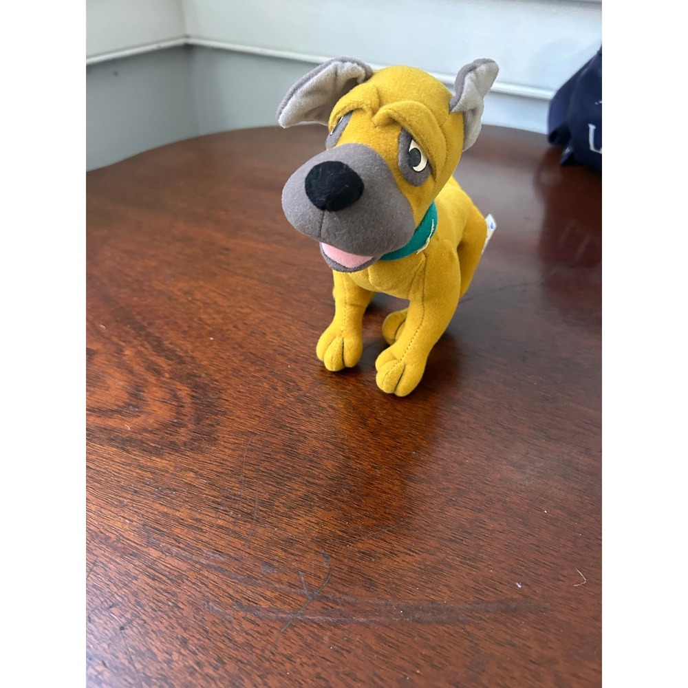 Disney Oliver & Company Drooler Mini Beanbag Plush Dog Applause 48138 Vintage